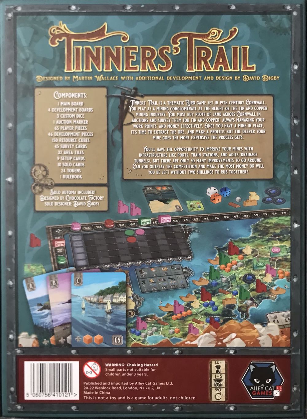 Tinner’s Trail Kickstarter  (1-5) board game collectible [Barcode 5060756410121] - Main Image 2