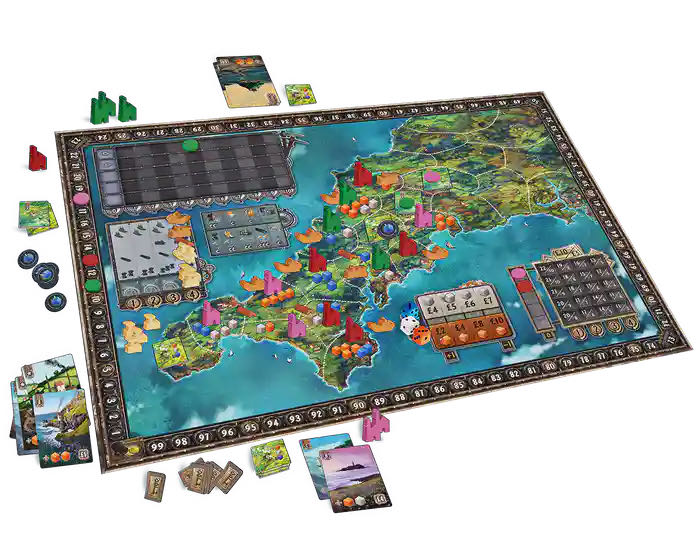 Tinner’s Trail Kickstarter  (1-5) board game collectible [Barcode 5060756410121] - Main Image 3