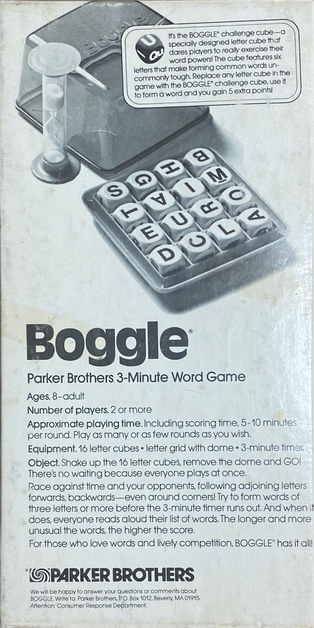 Boggle  (2 Or More) board game collectible - Main Image 3