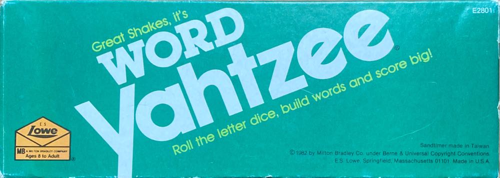 Word Yahtzee  (2 Or More) board game collectible - Main Image 3