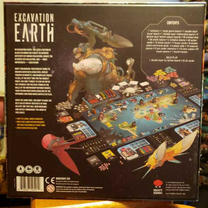 Excavation Earth  board game collectible [Barcode 608597525212] - Main Image 2