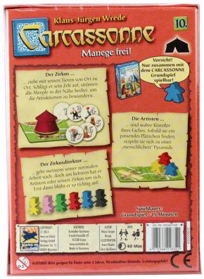 Caracssonne Manege Frei!  (2-6) board game collectible [Barcode 4001504482688] - Main Image 2