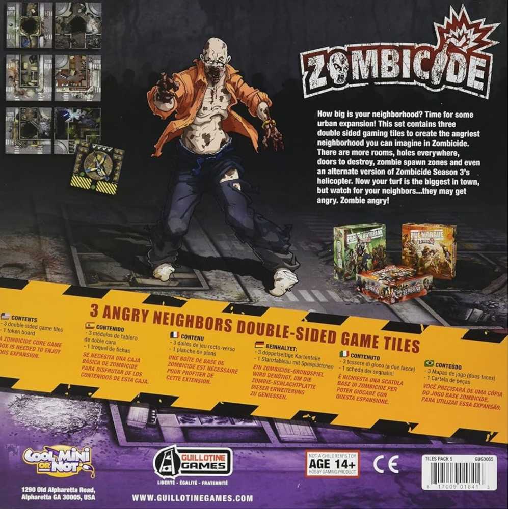 Zombicide: Season 3 - Angry Neighbors  (1-12) board game collectible [Barcode 817009018413] - Main Image 2