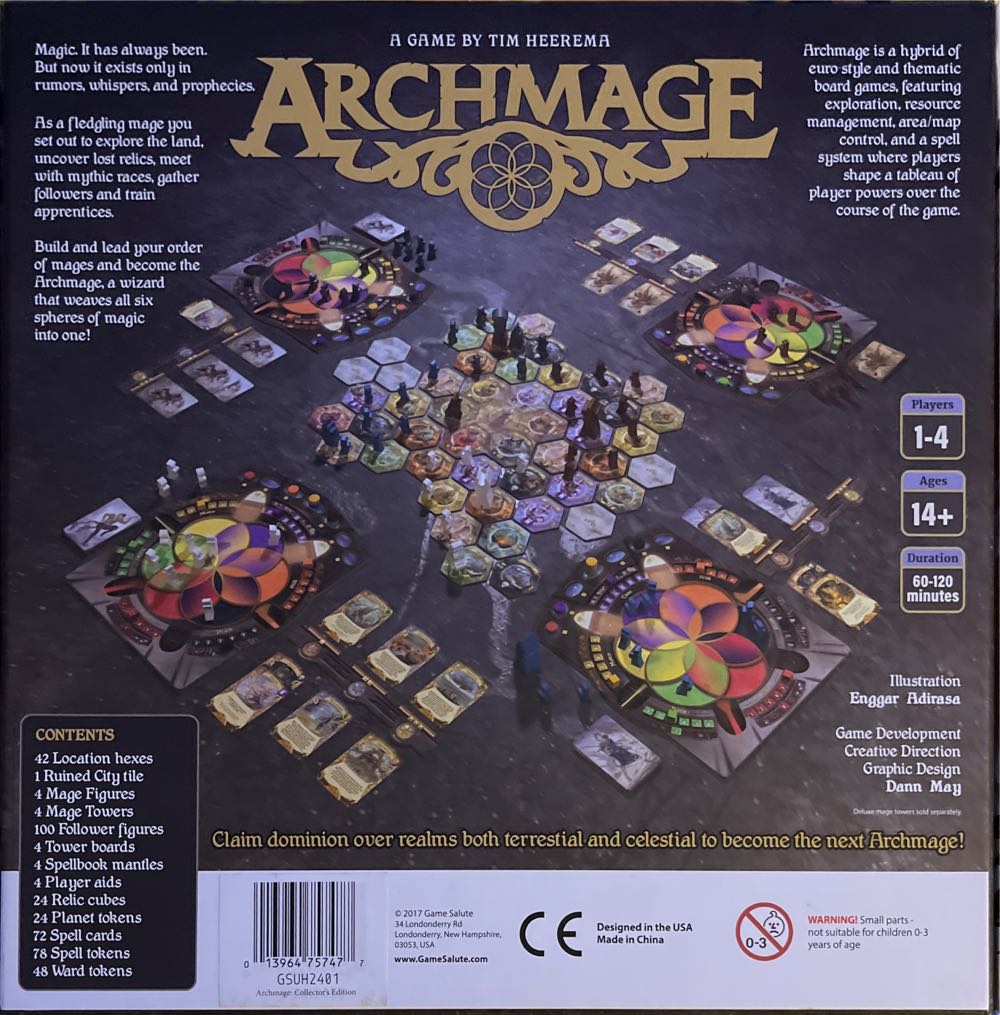 Archmage Collectors Edition  (1-4) board game collectible [Barcode 013964757477] - Main Image 3
