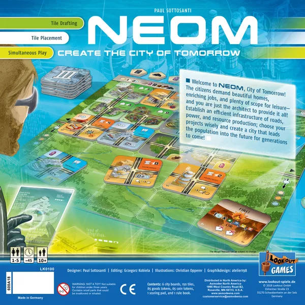 NEOM: Create the City of Tomorrow  (1,2,3,4,5) board game collectible [Barcode 4260402316000] - Main Image 2