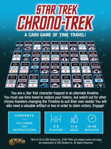Star Trek: Chrono-Trek  (2-6) board game collectible [Barcode 857848004802] - Main Image 2