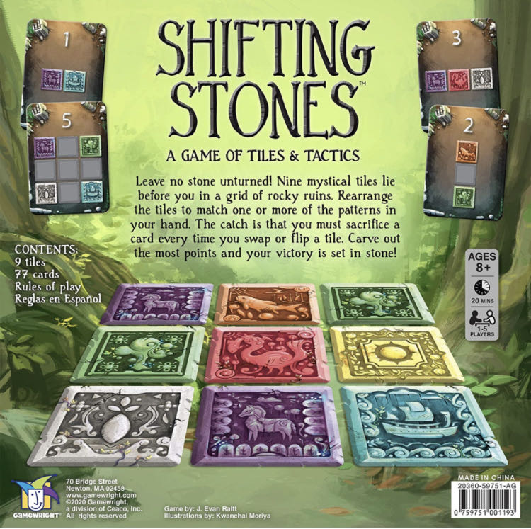 Shifting Stones  (1-5) board game collectible [Barcode 0759751001193] - Main Image 2