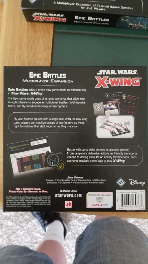X-Wing 2nd Edition: Epic Multiplayer Expansion  (6-8) board game collectible [Barcode 841333109165] - Main Image 2