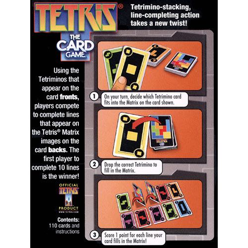 Tetris: The Card Game (1–4 players | 8+ | 5–10? min.)  (1–4) board game collectible [Barcode 045802829602] - Main Image 2