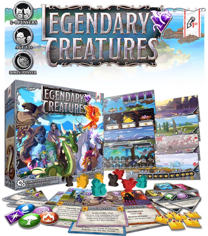 Legendary Creatures  (2-4) board game collectible [Barcode 019962279300] - Main Image 2