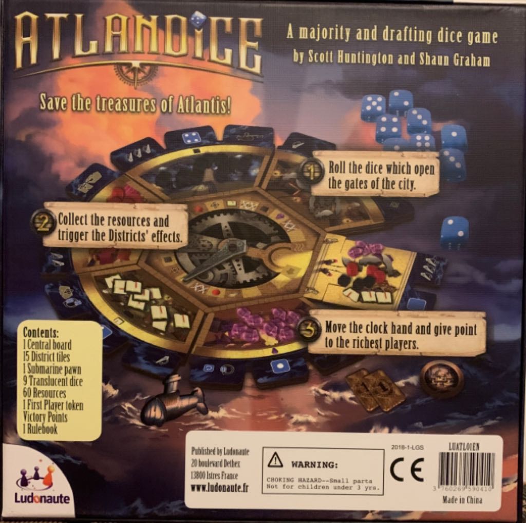 Atlandice  (2-4) board game collectible [Barcode 3760269590410] - Main Image 2
