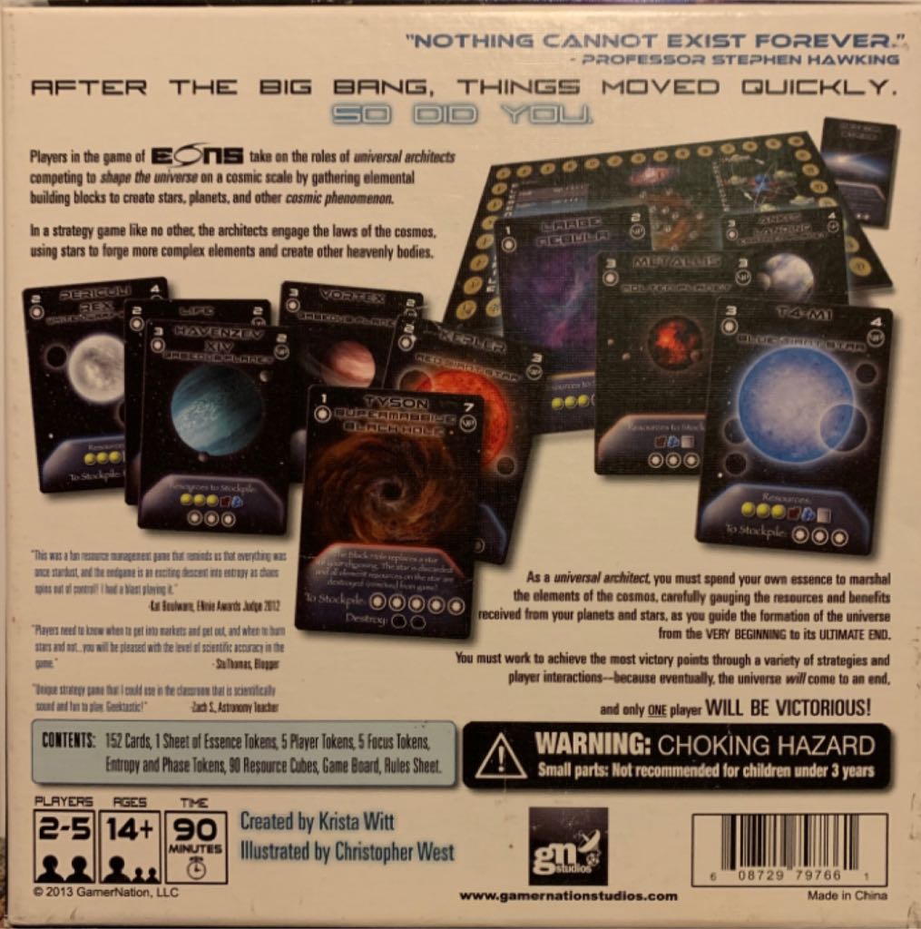Eons  board game collectible [Barcode 608729797661] - Main Image 2