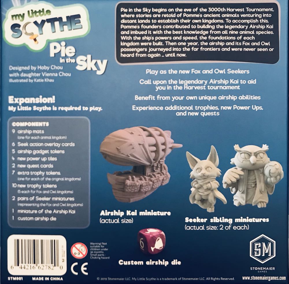 My Little Scythe: Pie in the Sky  (1-6) board game collectible [Barcode 644216627820] - Main Image 2