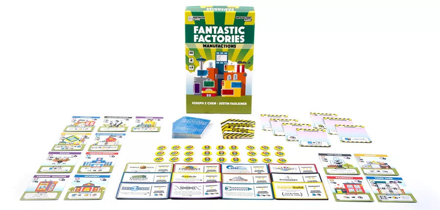 Fantastic Factories: Manufacturing  (1-5) board game collectible [Barcode 613310202356] - Main Image 3
