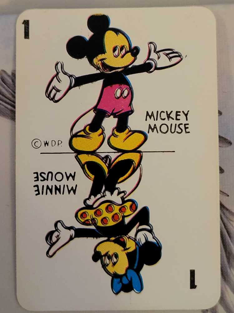 Mickey Mouse Character Card Game  board game collectible - Main Image 3