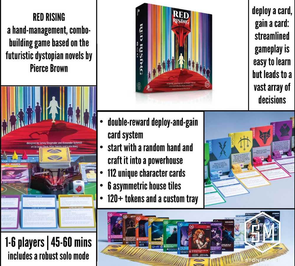Red Rising: Collector’s Edition  (1-6) board game collectible [Barcode 653341029607] - Main Image 2