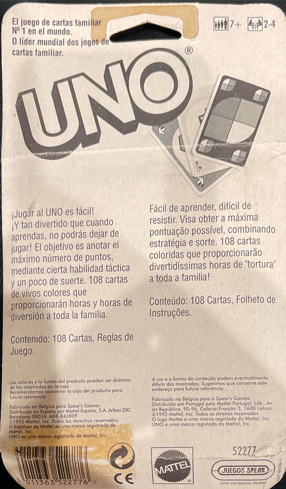 Spanish Uno  board game collectible - Main Image 2