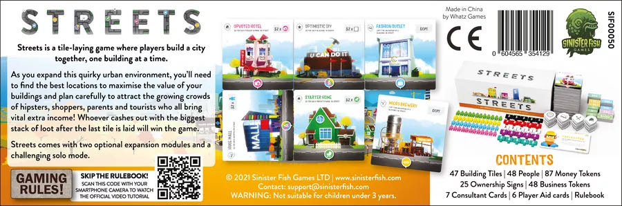 Streets  (1-5) board game collectible [Barcode 604565354198] - Main Image 2