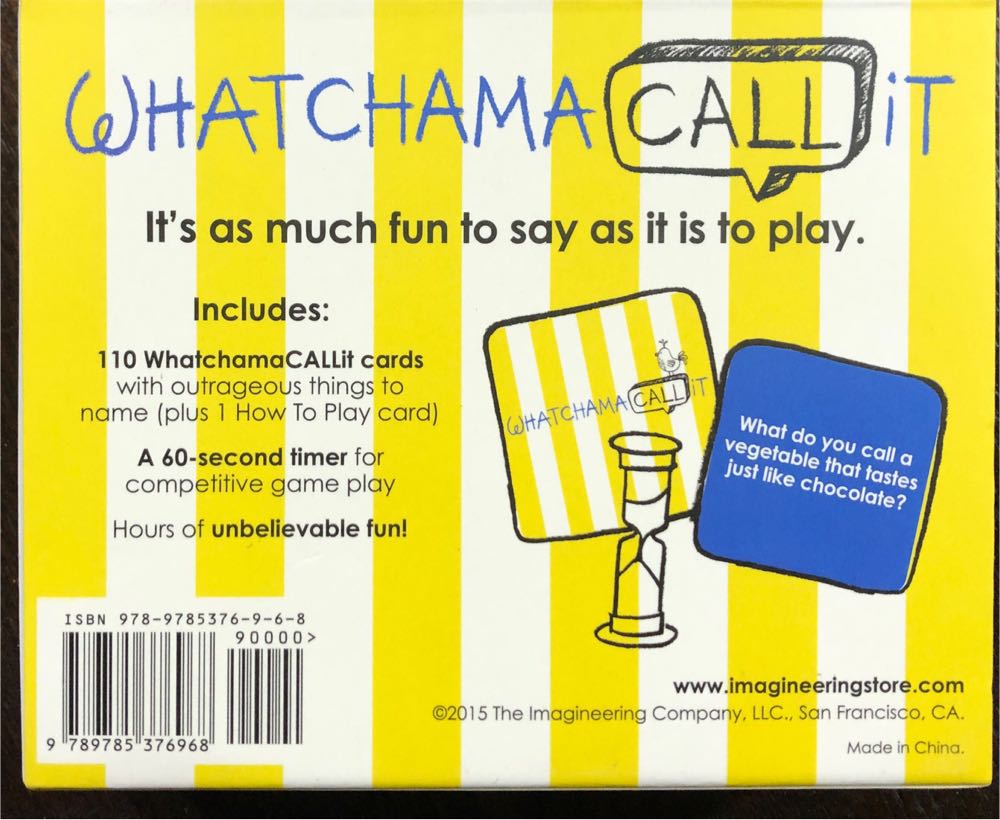 WhatchamaCALLit  board game collectible [Barcode 9789785376968] - Main Image 2