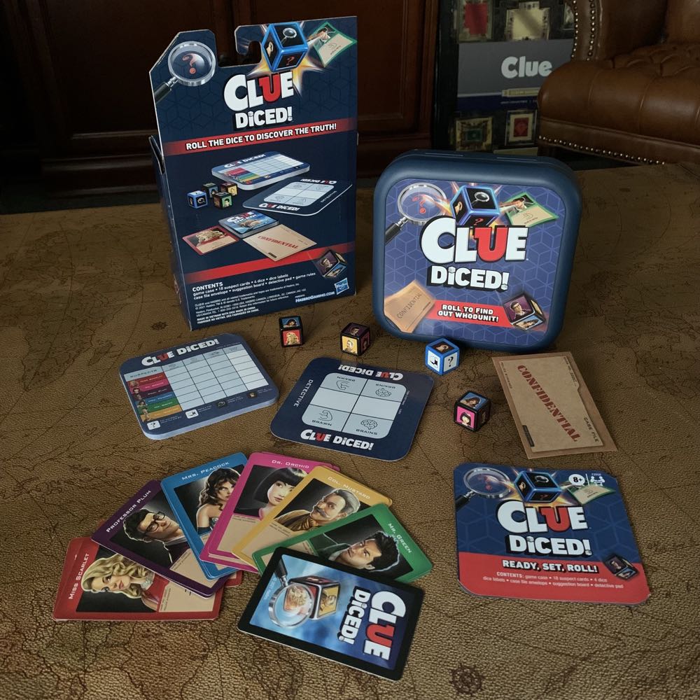 Clue Travel: CLUE® DICED!™  (3-4) board game collectible [Barcode 195166131542] - Main Image 2