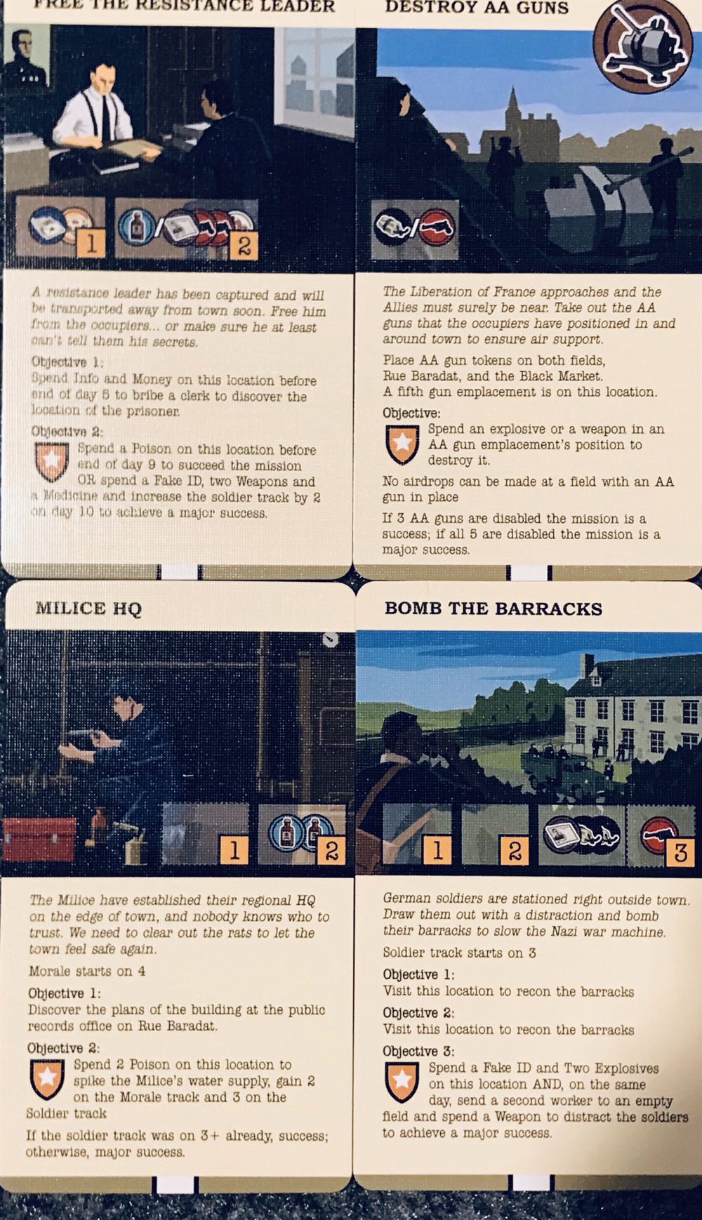 Maquis: New Content  (1) board game collectible [Barcode 672975296544] - Main Image 3