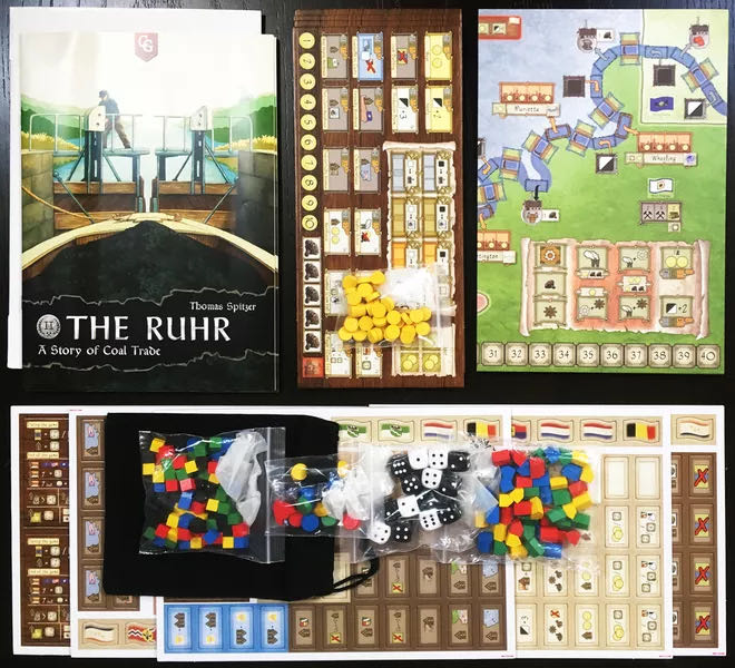 The Ruhr: A Story of Coal Trade  (2 to 4 Players) board game collectible [Barcode 864562000263] - Main Image 3