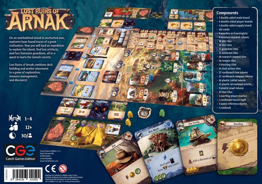 Lost Ruins of Arnak  (1-4) board game collectible [Barcode 4260664070238] - Main Image 2