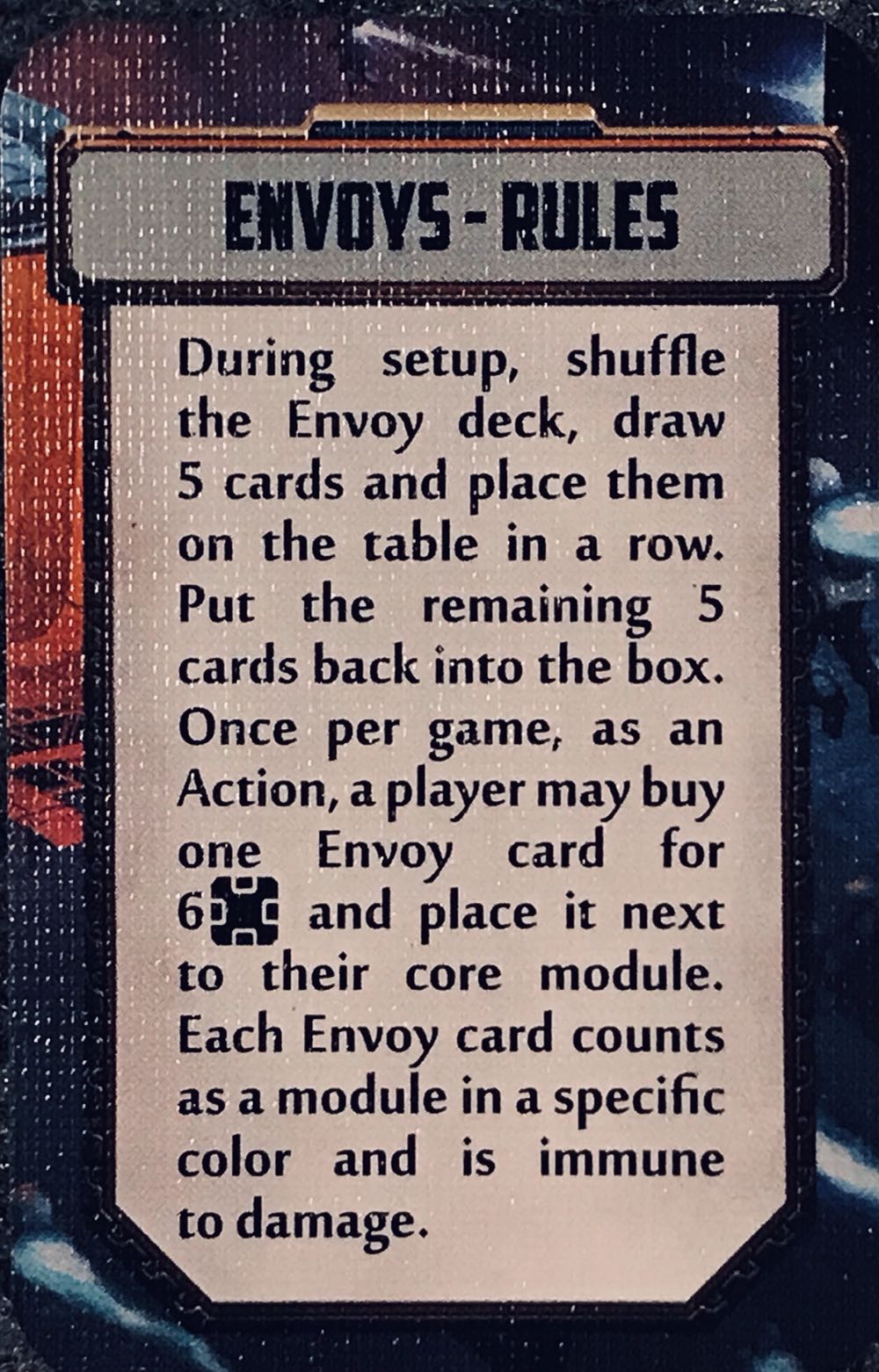 Star Scrappers Orbital: Envoys   (1 to 5) board game collectible - Main Image 2