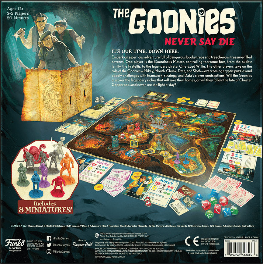 Goonies Never Say Die, The  (5) board game collectible [Barcode 889698548038] - Main Image 2