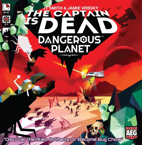 The Captain is Dead: Dangerous Planet  (2-7) board game collectible [Barcode 729220070395] - Main Image 2