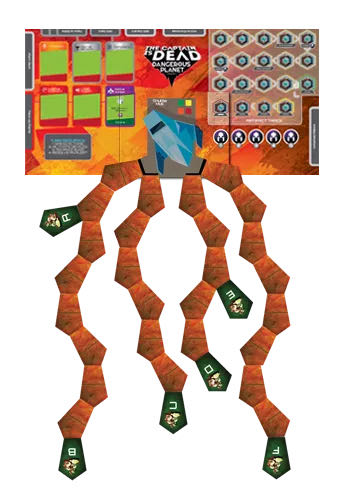 The Captain is Dead: Dangerous Planet  (2-7) board game collectible [Barcode 729220070395] - Main Image 4