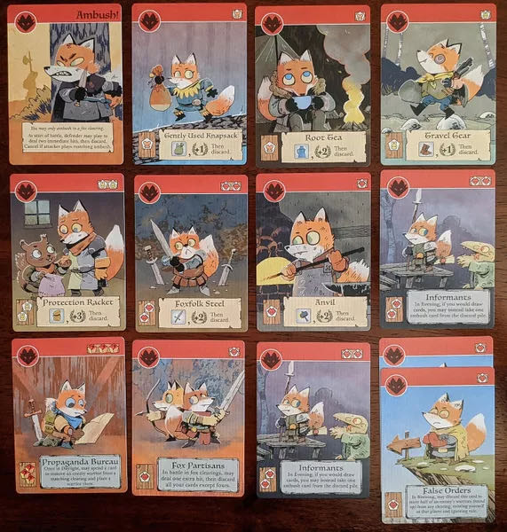 Root: The Exiles and Partisans Deck  (1-6) board game collectible [Barcode 672975032029] - Main Image 4