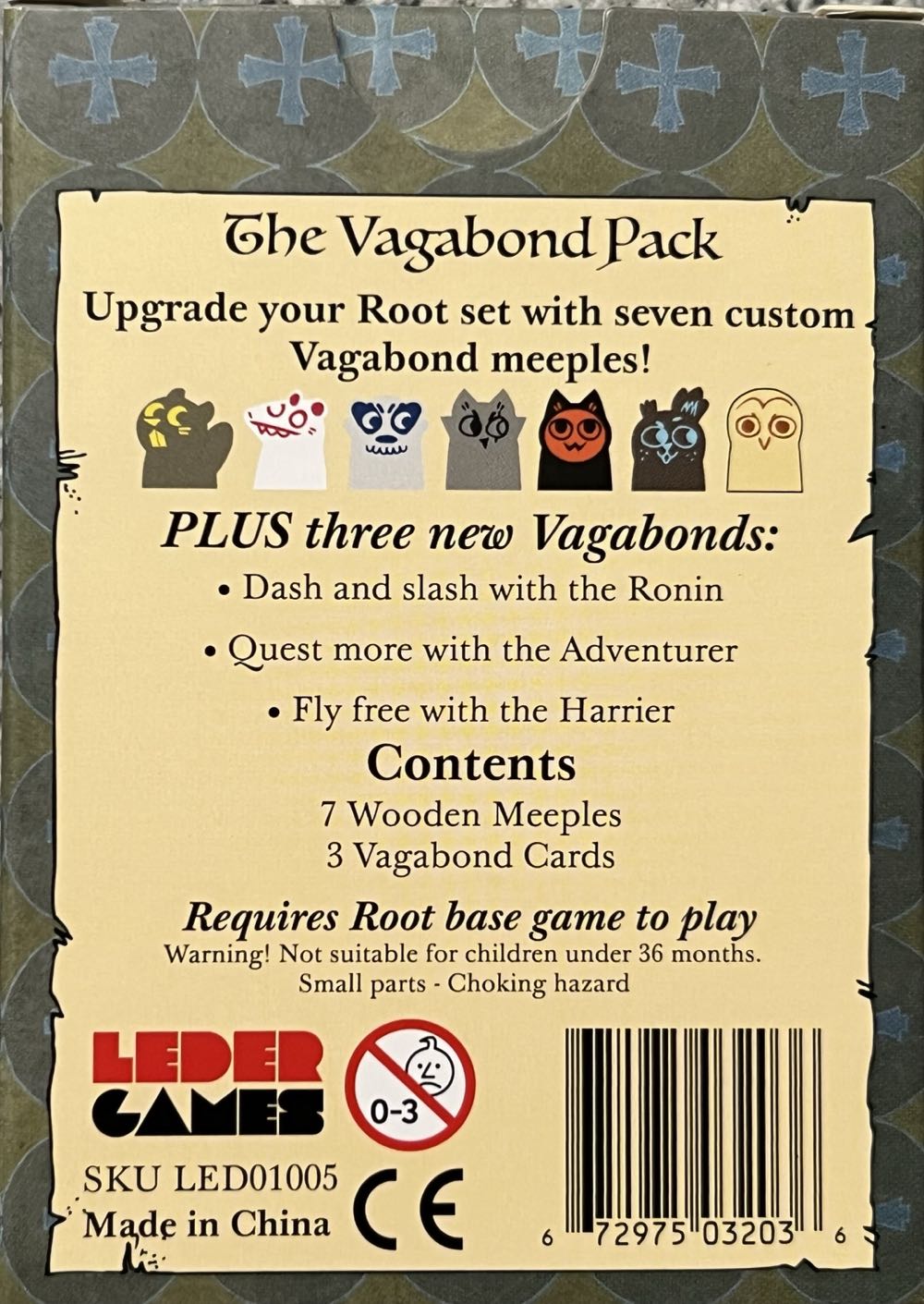 Root: The Vagabond Pack  (1-6) board game collectible [Barcode 672975032036] - Main Image 2