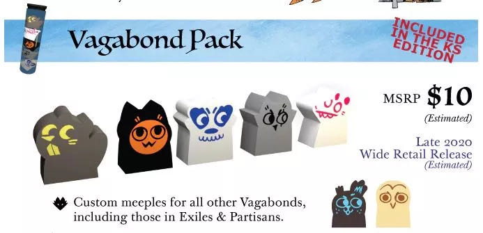 Root: The Vagabond Pack  (1-6) board game collectible [Barcode 672975032036] - Main Image 3