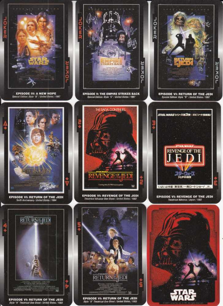Star Wars: Playing Cards: Poster  (2+) board game collectible [Barcode 757951170107] - Main Image 3