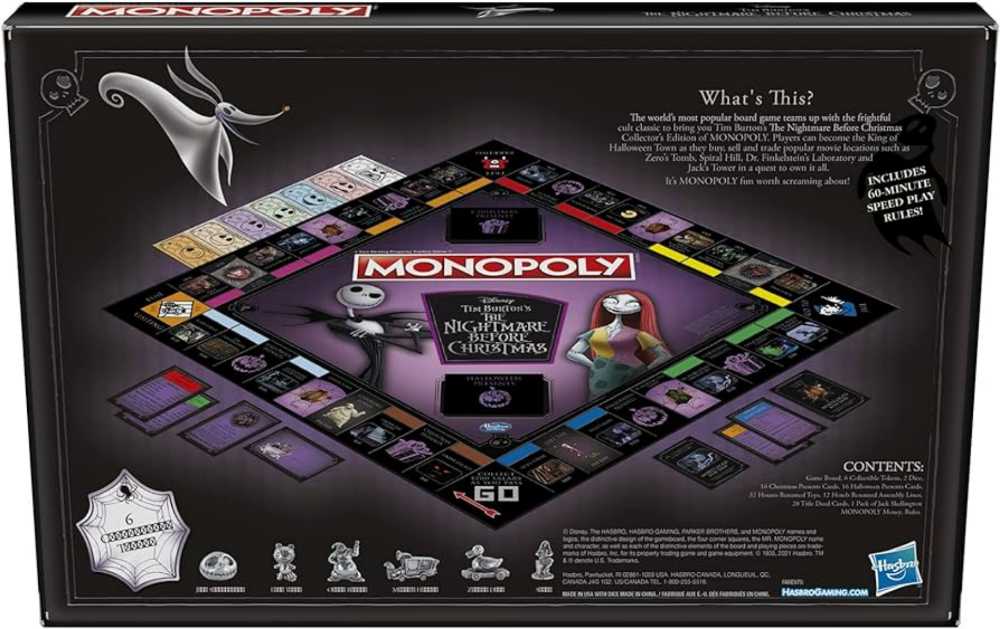 Tim Burton’s The Nightmare Before Christmas  (2-6) board game collectible [Barcode 195166161037] - Main Image 4