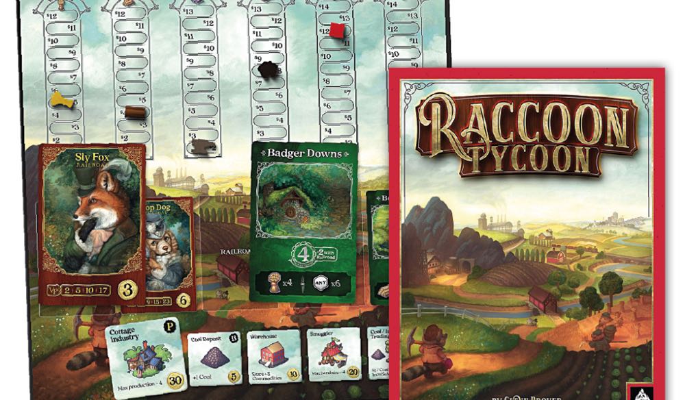 Raccoon Tycoon  (2-5) board game collectible [Barcode 852068008067] - Main Image 3