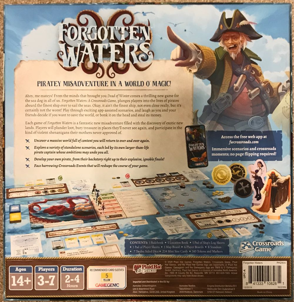 Forgotten Waters  (7) board game collectible [Barcode 841333108281] - Main Image 2