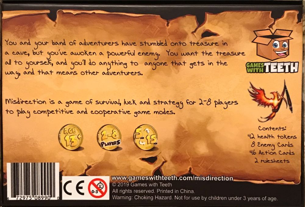 Misdirection  (2-8) board game collectible - Main Image 2