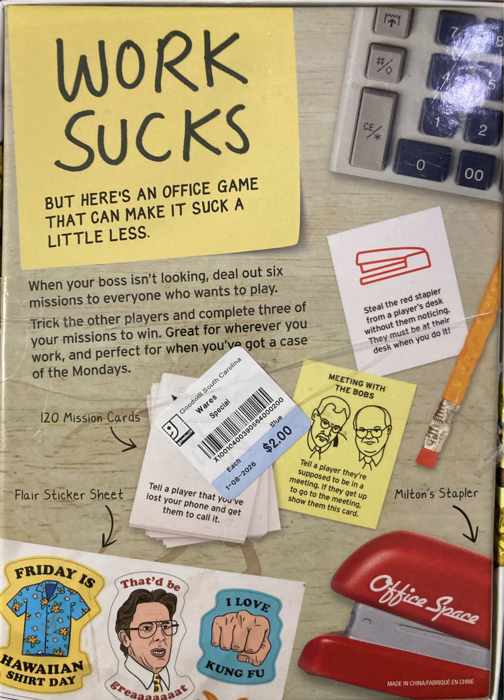 Office Space  (2-10) board game collectible [Barcode 778988318096] - Main Image 2