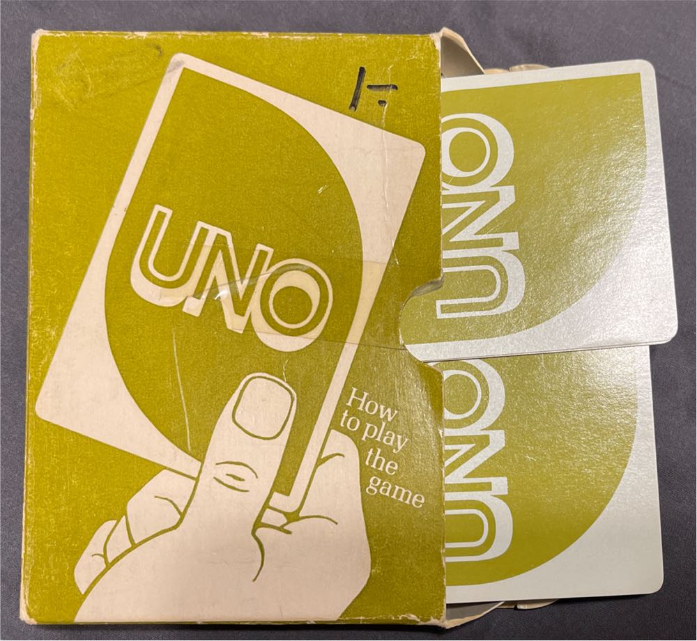 1 Original Green Uno Card Set  board game collectible - Main Image 4