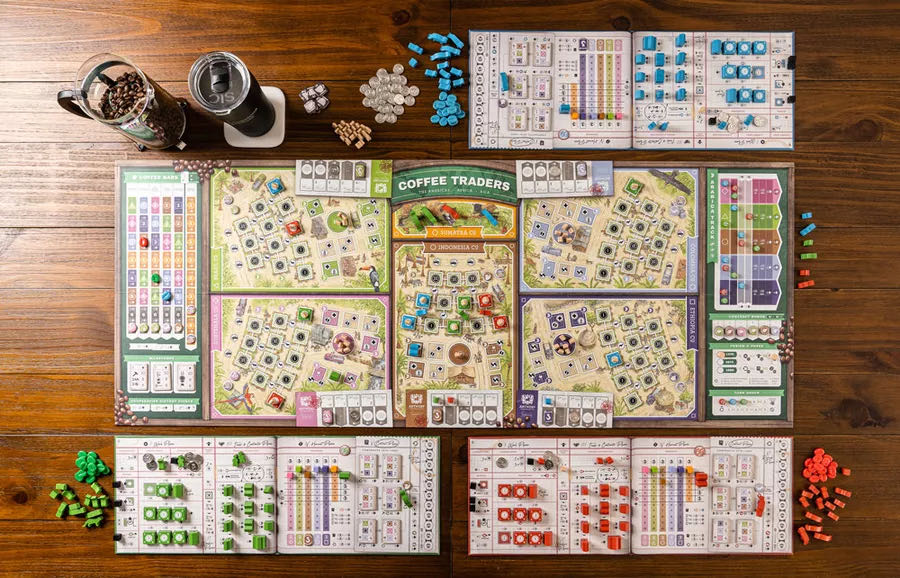 Coffee Traders  (3-5) board game collectible [Barcode 850000576216] - Main Image 3