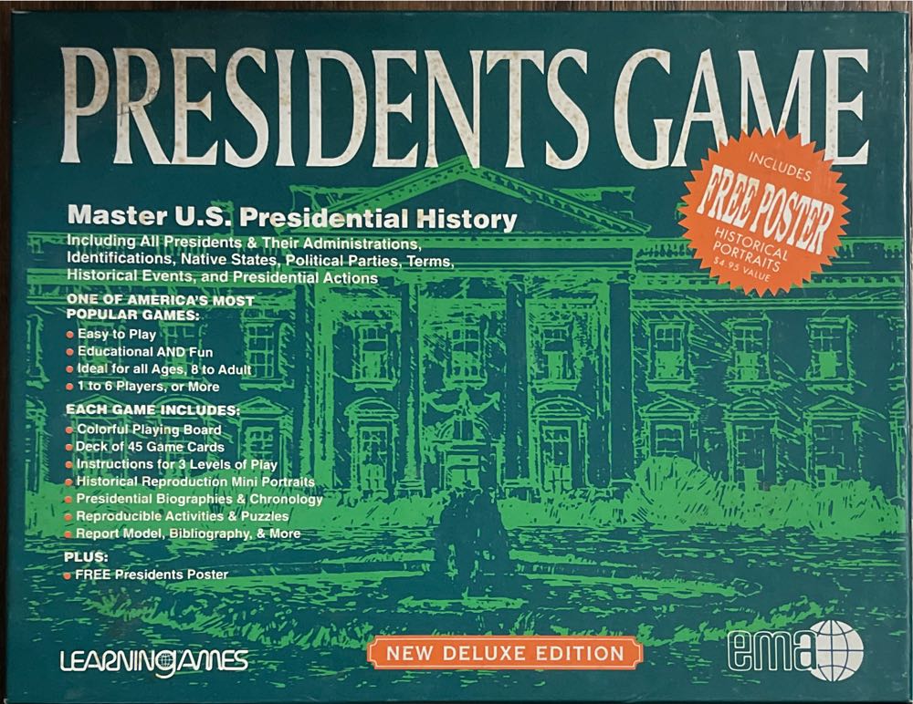 Presidents Game  board game collectible - Main Image 1