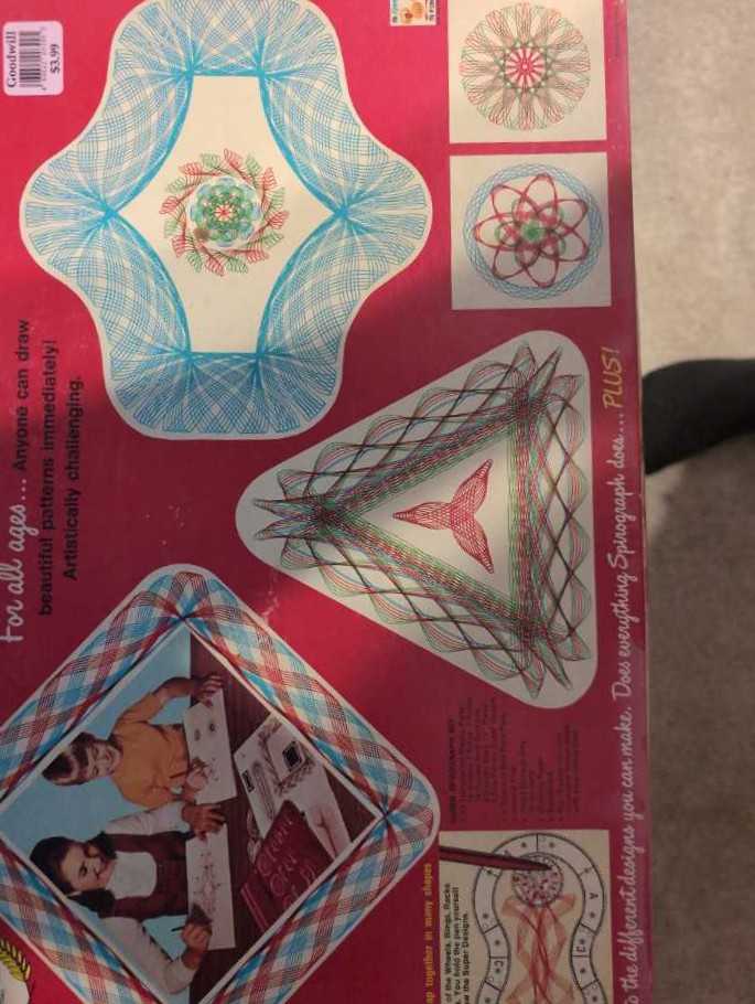 Spirograph Kenner’s New Spirograph   board game collectible - Main Image 2