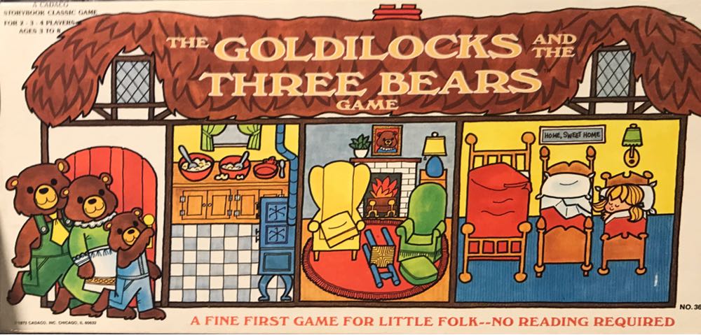 Goldilocks & The Three Bears Game Edition  board game collectible [Barcode 026608003601] - Main Image 2