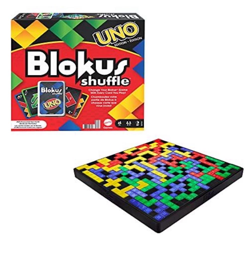 Blokus Shuffle: Uno Edition  (2-4) board game collectible [Barcode 887961963489] - Main Image 4