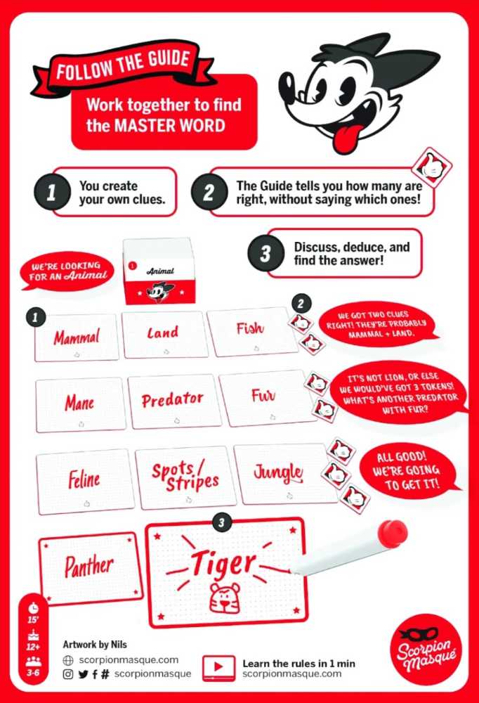 Master Word  (3-6) board game collectible [Barcode 807658001034] - Main Image 2