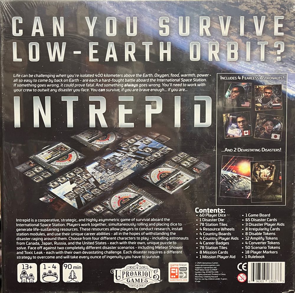 Intrepid Boardgames.ca  (1-4) board game collectible [Barcode 696303136333] - Main Image 2
