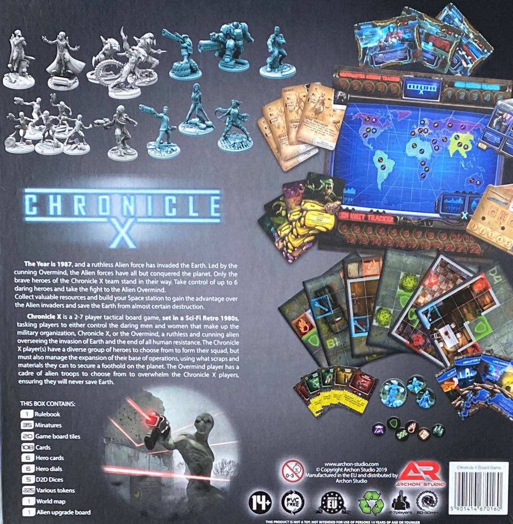 Chronicle X w/Stretch Goals  (1-5) board game collectible [Barcode 5901414670160] - Main Image 2