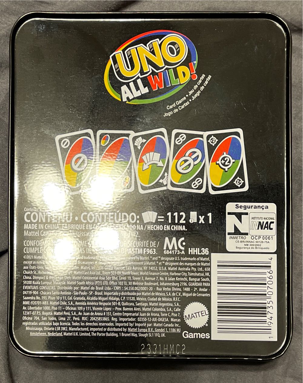 All Wild Uno  board game collectible - Main Image 2